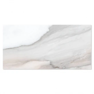 Marmor Klinker Apuan Bianco Vit 33x66 cm
